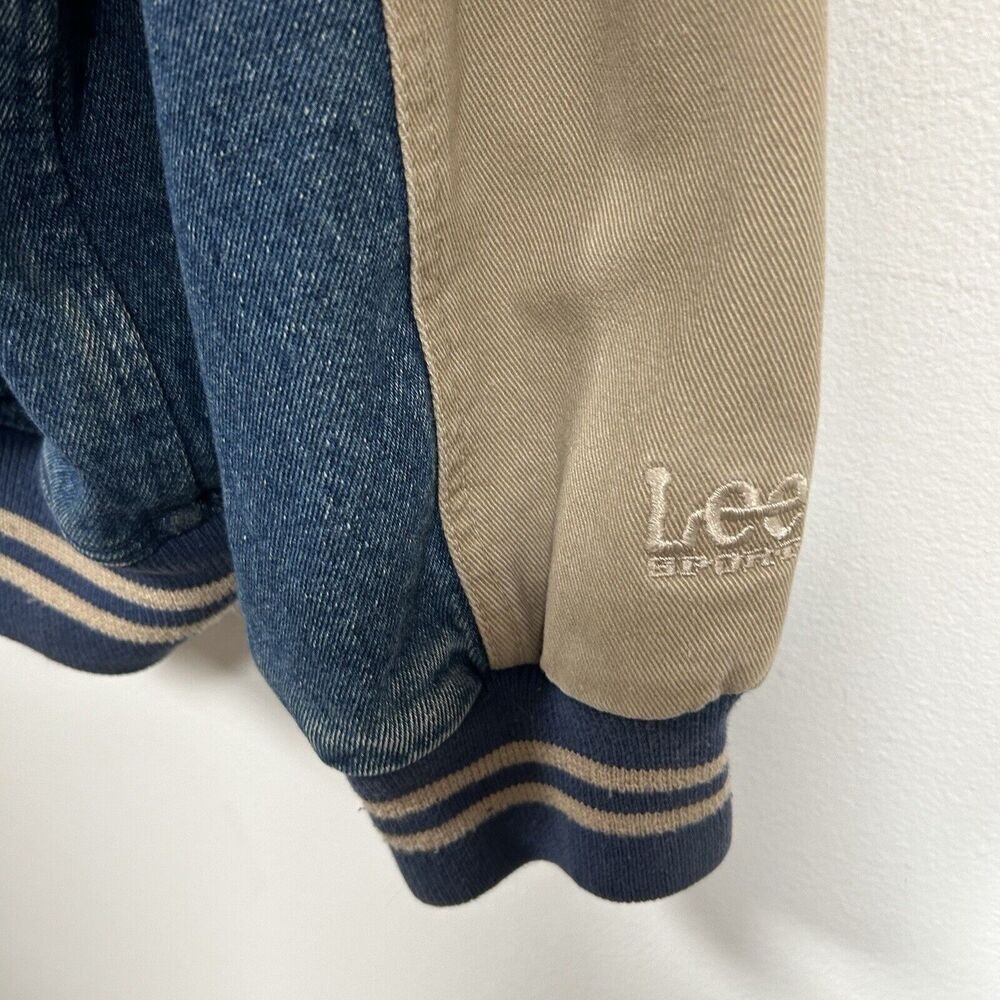 Lee Green Bay Packers Blue and Tan Denim Jacket - Picture 4 of 8